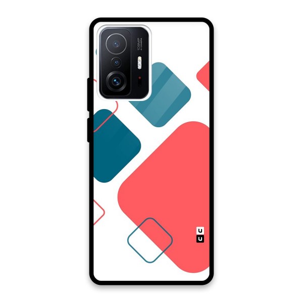 Square Pattern Beautiful Abstract Back Case for Xiaomi 11T Pro