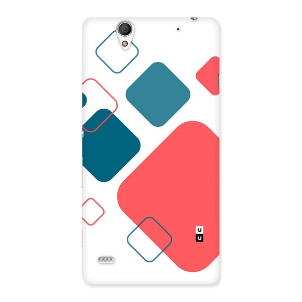 Square Pattern Beautiful Abstract Back Case for Xperia C4