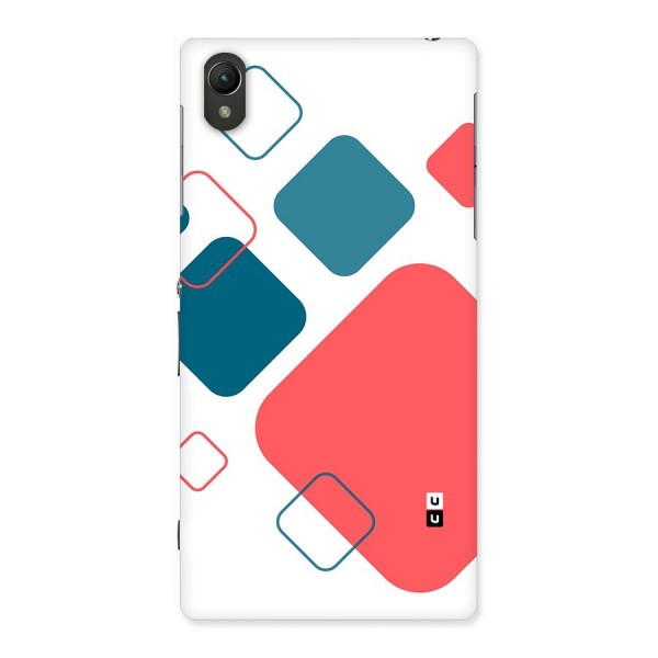 Square Pattern Beautiful Abstract Back Case for Xperia Z1