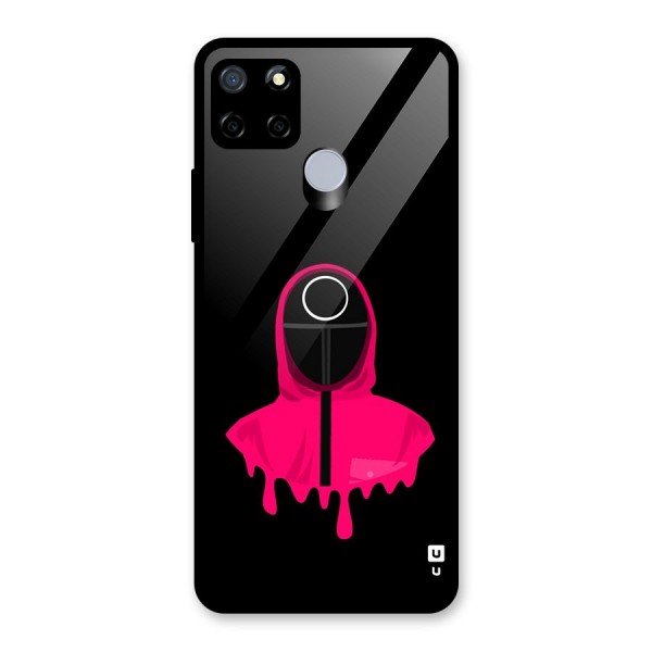 Squid Game Illustration Art Glass Back Case for Realme C15