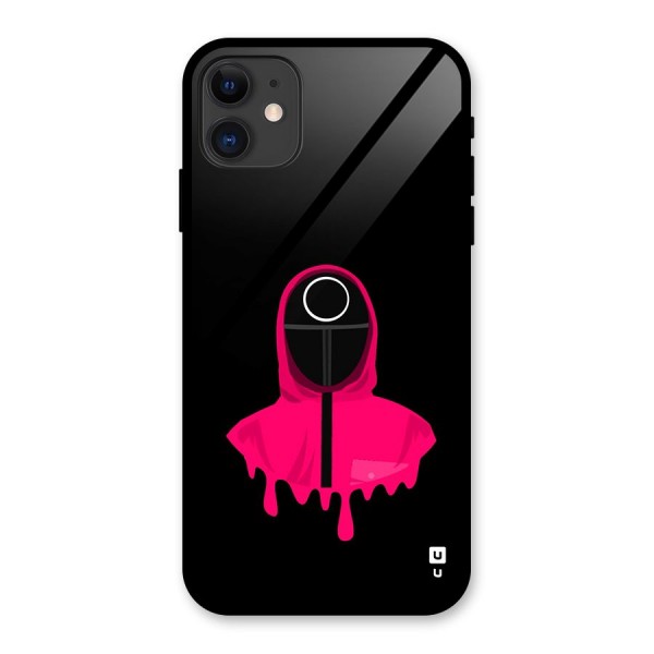 Squid Game Illustration Art Glass Back Case for iPhone 11