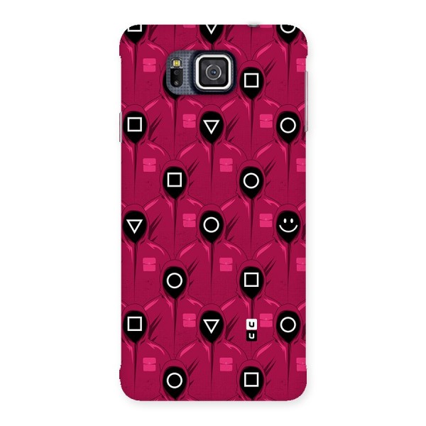 Squid Gamers Pattern Back Case for Galaxy Alpha