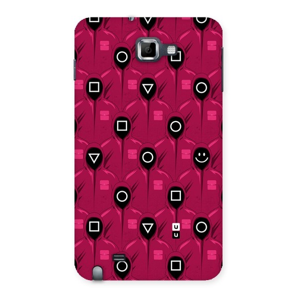 Squid Gamers Pattern Back Case for Galaxy Note