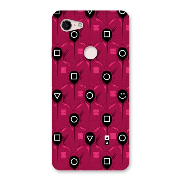 Squid Gamers Pattern Back Case for Google Pixel 3 XL