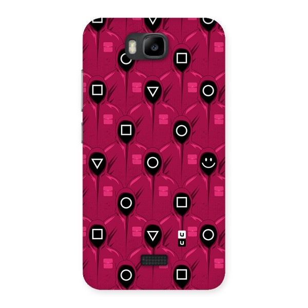 Squid Gamers Pattern Back Case for Honor Bee