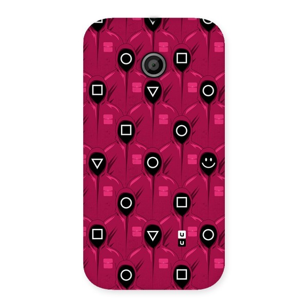 Squid Gamers Pattern Back Case for Moto E