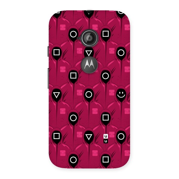 Squid Gamers Pattern Back Case for Moto E 2nd Gen