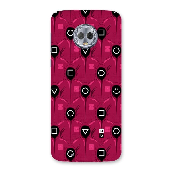 Squid Gamers Pattern Back Case for Moto G6