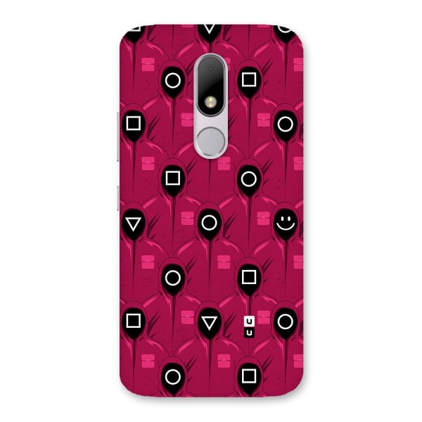 Squid Gamers Pattern Back Case for Moto M