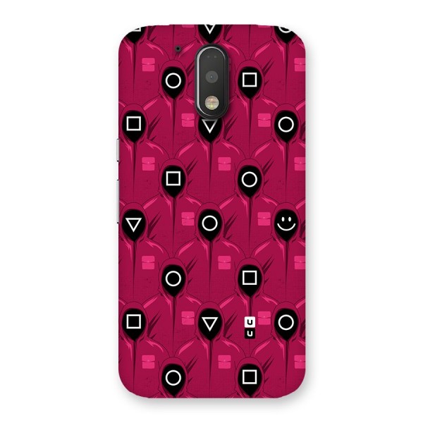 Squid Gamers Pattern Back Case for Motorola Moto G4