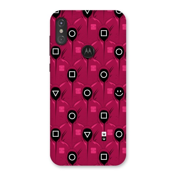 Squid Gamers Pattern Back Case for Motorola One Power