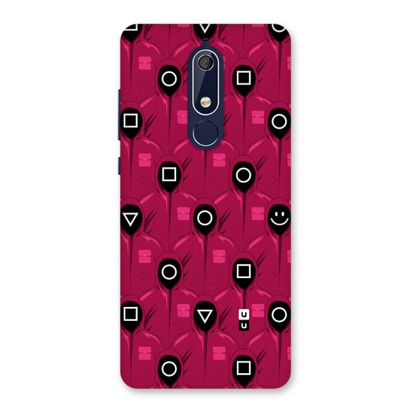 Squid Gamers Pattern Back Case for Nokia 5.1