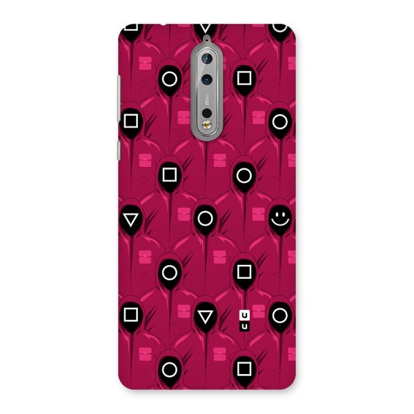 Squid Gamers Pattern Back Case for Nokia 8