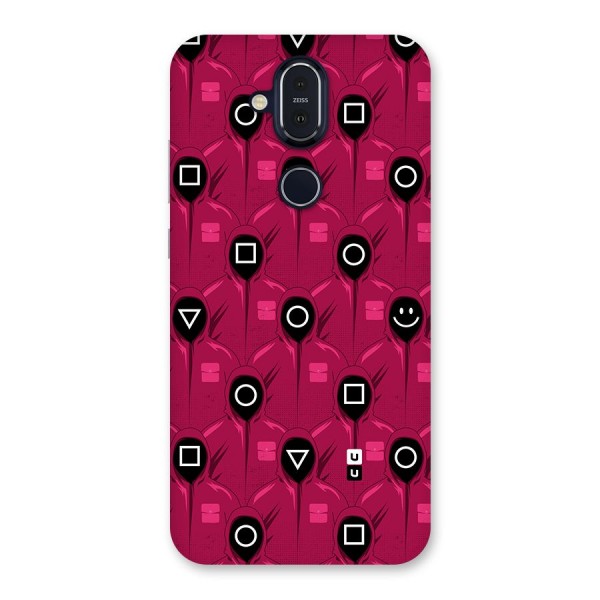 Squid Gamers Pattern Back Case for Nokia 8.1