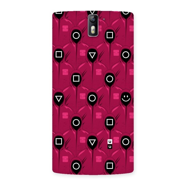 Squid Gamers Pattern Back Case for One Plus One