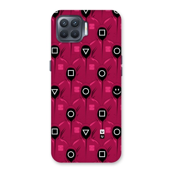 Squid Gamers Pattern Back Case for Oppo F17 Pro