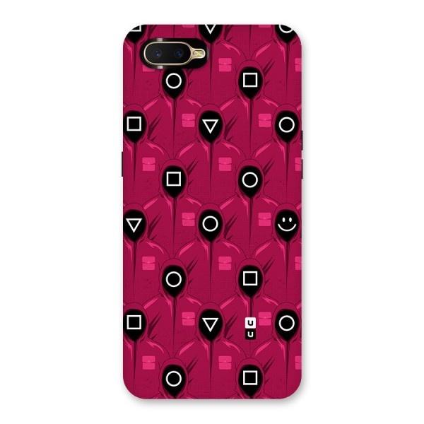 Squid Gamers Pattern Back Case for Oppo K1