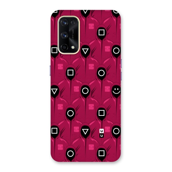 Squid Gamers Pattern Glass Back Case for Realme X7 Pro