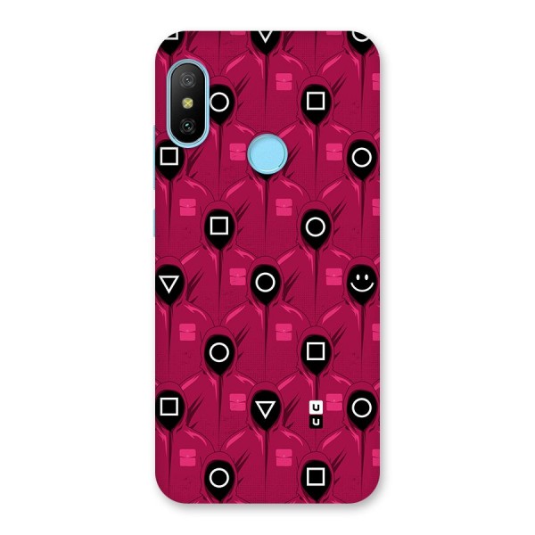 Squid Gamers Pattern Back Case for Redmi 6 Pro