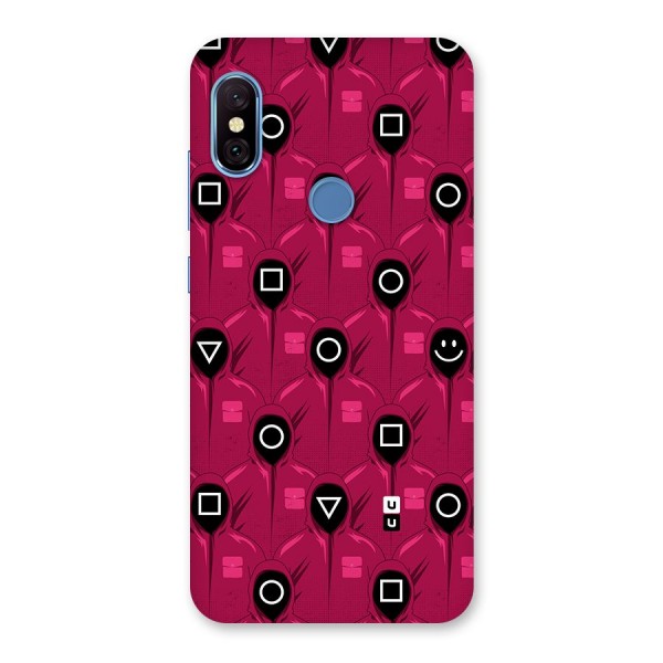 Squid Gamers Pattern Back Case for Redmi Note 6 Pro