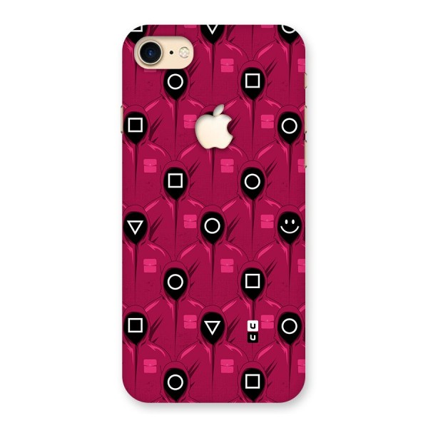 Squid Gamers Pattern Back Case for iPhone 7 Apple Cut