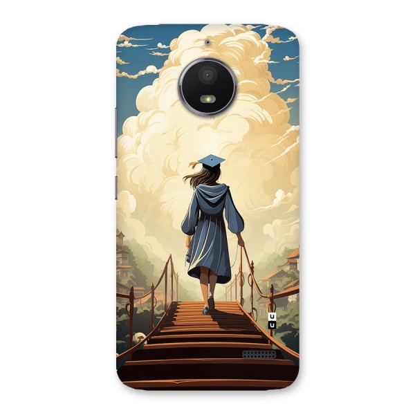 Stair Of Success Back Case for Moto E4