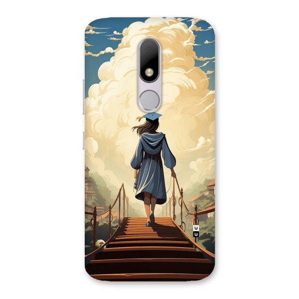 Stair Of Success Back Case for Moto M