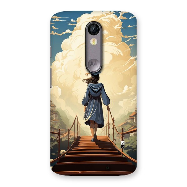 Stair Of Success Back Case for Moto X Force