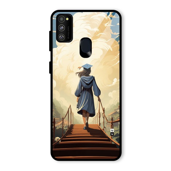 Stair Of Success Glass Back Case for Galaxy M30s