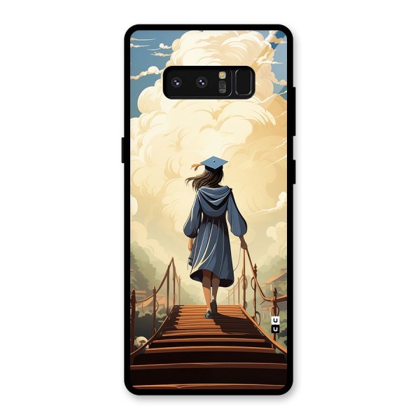 Stair Of Success Glass Back Case for Galaxy Note 8