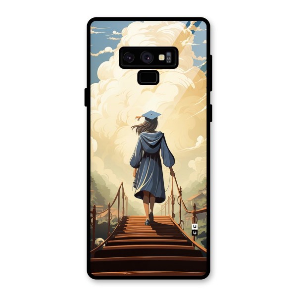 Stair Of Success Glass Back Case for Galaxy Note 9