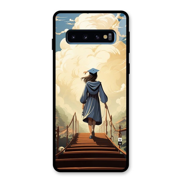 Stair Of Success Glass Back Case for Galaxy S10