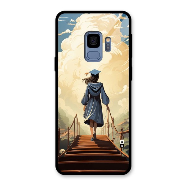 Stair Of Success Glass Back Case for Galaxy S9