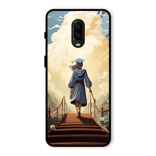 Stair Of Success Glass Back Case for OnePlus 6T