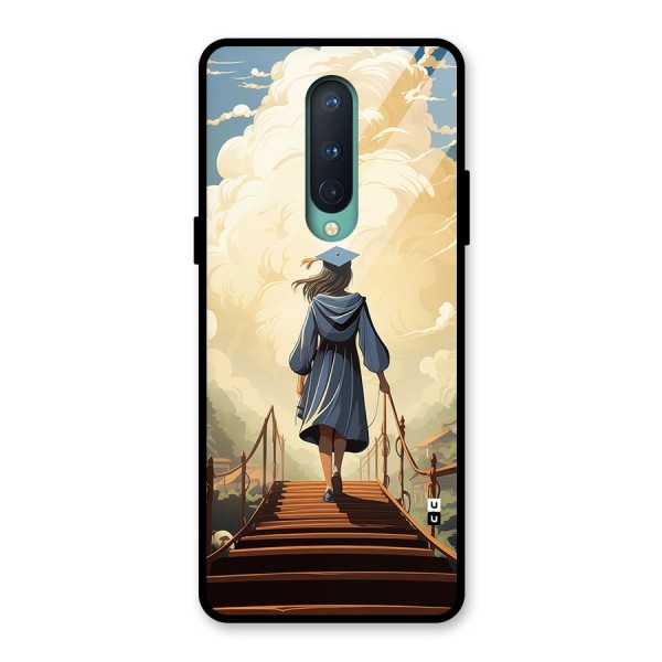 Stair Of Success Glass Back Case for OnePlus 8