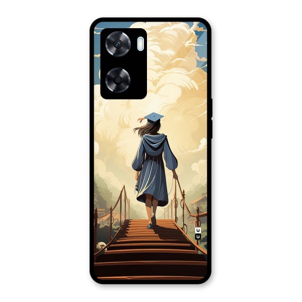 Stair Of Success Glass Back Case for Oppo A77