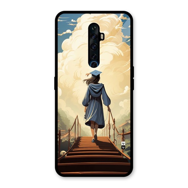 Stair Of Success Glass Back Case for Oppo Reno2 F