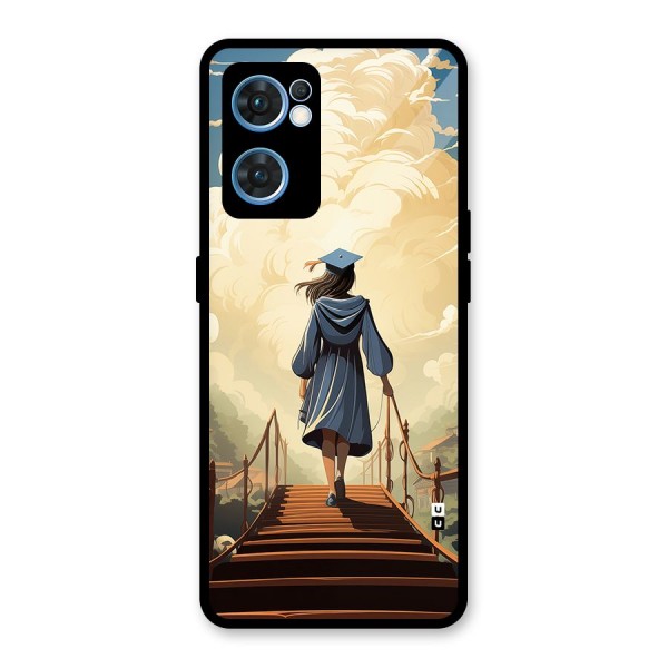 Stair Of Success Glass Back Case for Oppo Reno7 5G