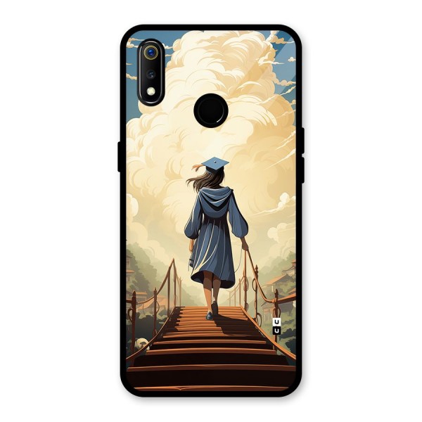 Stair Of Success Glass Back Case for Realme 3i