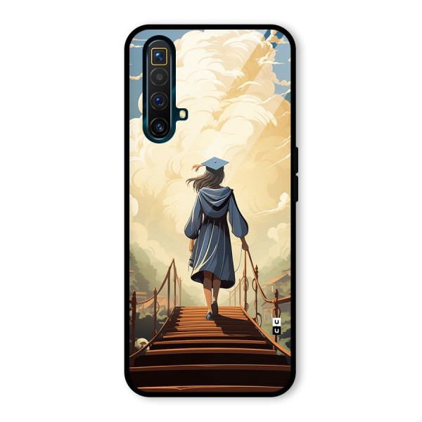 Stair Of Success Glass Back Case for Realme X3 SuperZoom