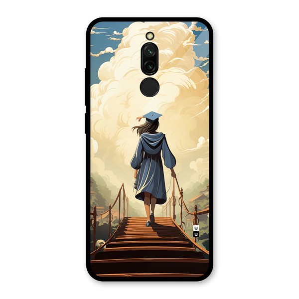 Stair Of Success Glass Back Case for Redmi 8