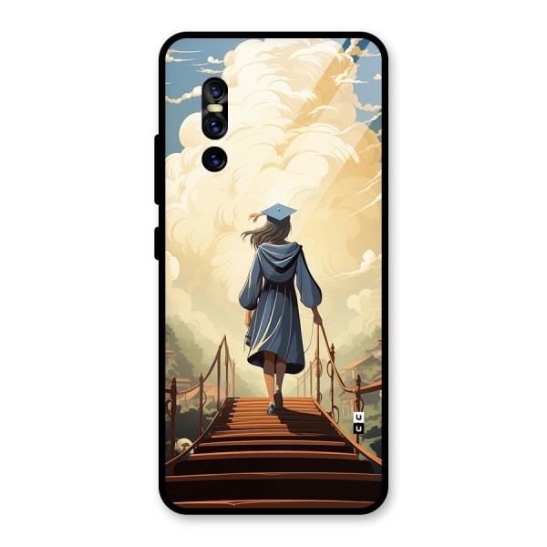 Stair Of Success Glass Back Case for Vivo V15 Pro