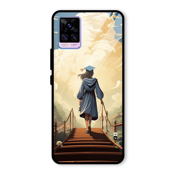 Stair Of Success Glass Back Case for Vivo V20 Pro