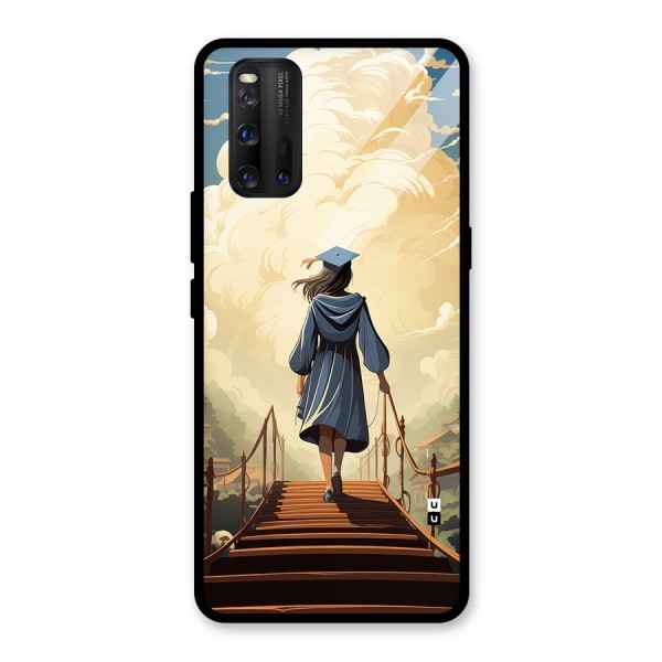 Stair Of Success Glass Back Case for Vivo iQOO 3
