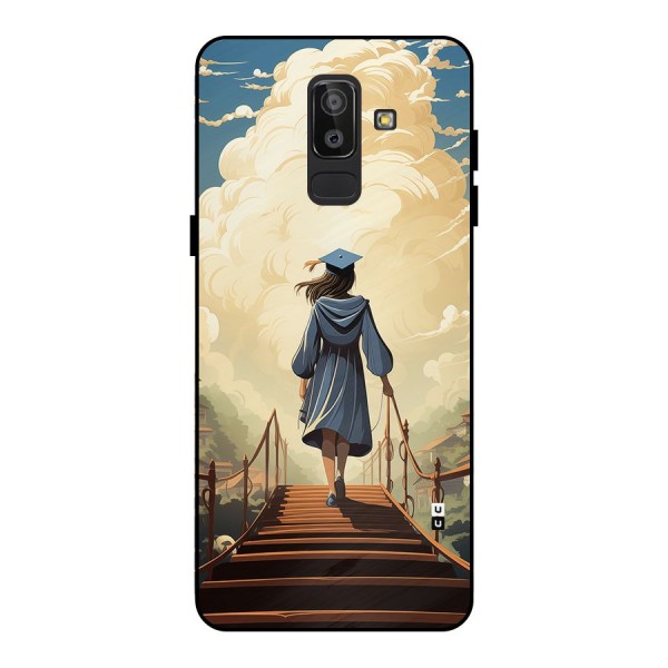 Stair Of Success Metal Back Case for Galaxy J8