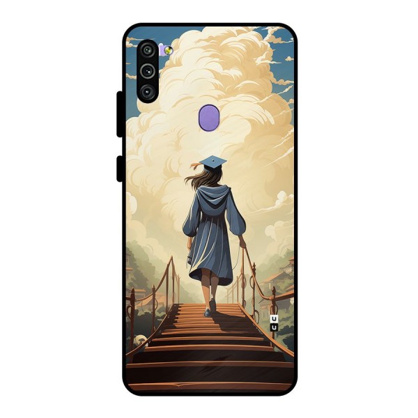 Stair Of Success Metal Back Case for Galaxy M11