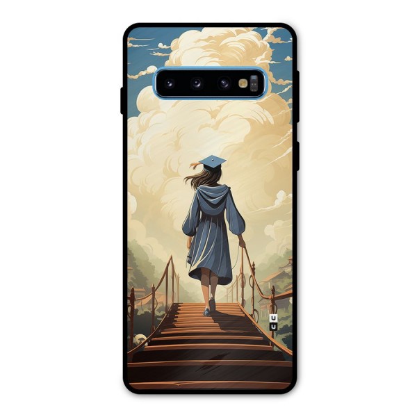 Stair Of Success Metal Back Case for Galaxy S10