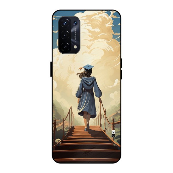 Stair Of Success Metal Back Case for Oppo A74 5G