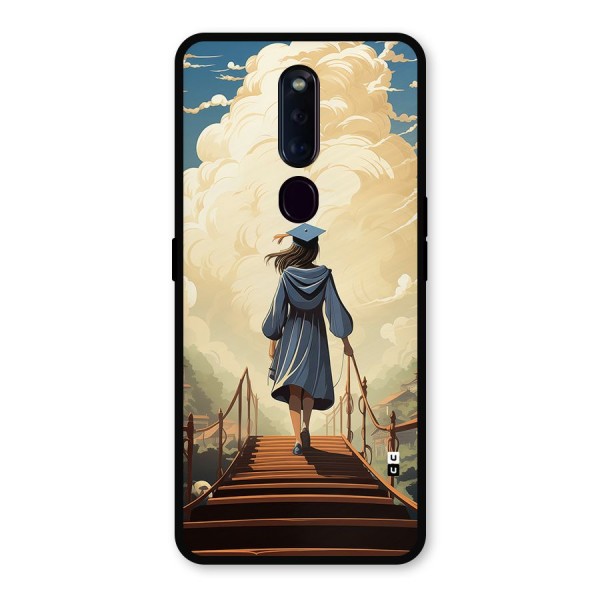 Stair Of Success Metal Back Case for Oppo F11 Pro