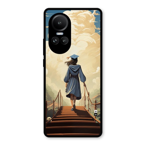 Stair Of Success Metal Back Case for Oppo Reno10